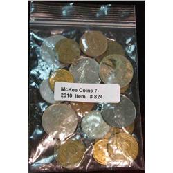 824. (20) Mixed Foreign Coins.