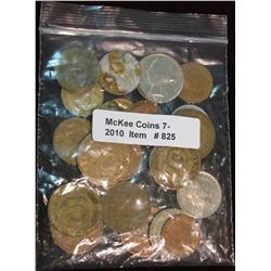 825. (20) Mixed Foreign Coins.