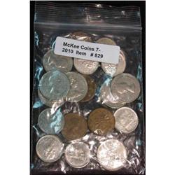 829. (20) Mixed Foreign Coins.