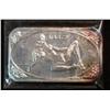 Image 1 : 451. March Nude Female One Ounce .999 Fine Silver Art Bar