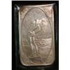 Image 1 : 456. August Nude Female One Ounce .999 Fine Silver Art Bar