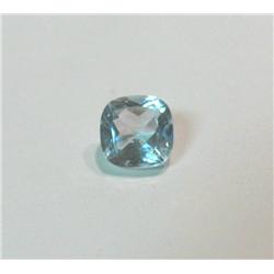 471. 1.15 Carat square Cut Sky Blue Topaz. Ready to mount.