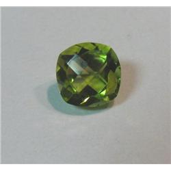 478. 1.00 Carat Square cut Peridot. Ready to mount.