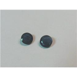 479. Matched Pair of Blue Sapphires totaling .75 carat.