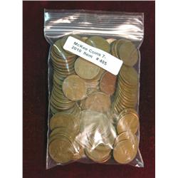 485. (100) Mixed and unsorted Old Wheat Cents.