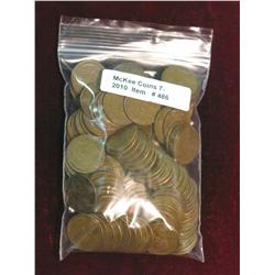 486. (100) Mixed and unsorted Old Wheat Cents.