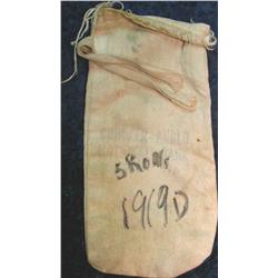488. Crocker-Anglo National Cloth Bank Bag. Historic.