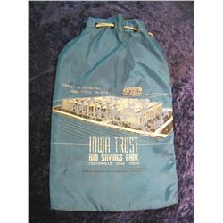 489. Iowa Trust & Savings Bank, Centerville, Iowa Bank Bag.