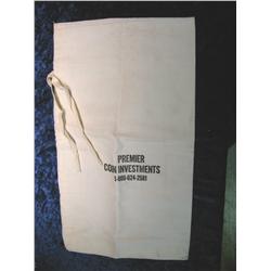490. Premier Coin Investments Cloth Bank Bag.