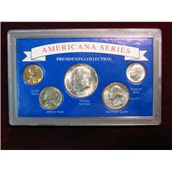 494. 1960-64 President's 5-Pc. Coin Collection in holder.