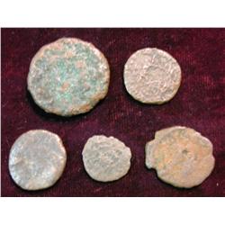 498. (5) Unattributed Ancient Roman Coins.
