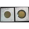 Image 1 : 500. (2) Different Prison Tokens from Anamosa, Iowa.