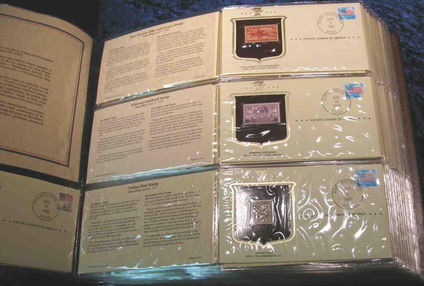 1598. Historic Stamps of America Huge Collection in Album.