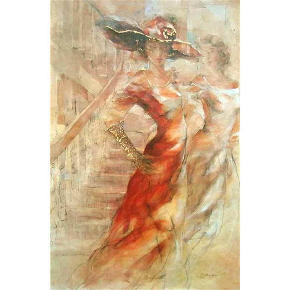 Gary Benfield Elegance Signed Ss On Linen - 