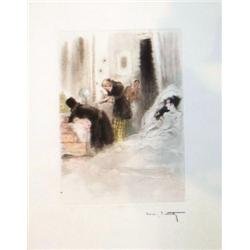 "La Dame au Camelias" Icart