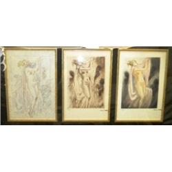 Louis Icart 3-Piece Set