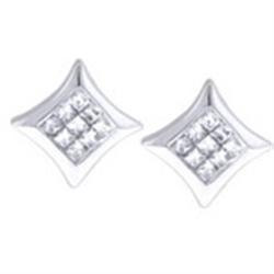 0.23 Ct Vs Diamond Earrings 18 Kw