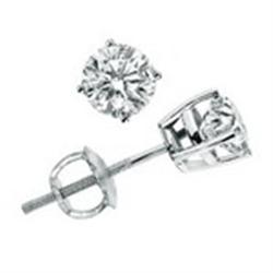 0.66 Ct SI1/SI2 Diamond Earring 14Kw