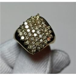 1.00 Carat Total Weight Red Diamond Ring