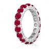 Image 2 : 4.30 Ct Ruby Diamond Ring 14Kw