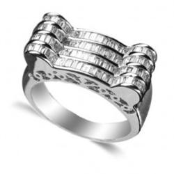 1 ct Orange Sapphire Solitaire Ring 14KY