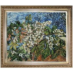 Van Gogh - Blossoming Chestnut Branches Oil Painting