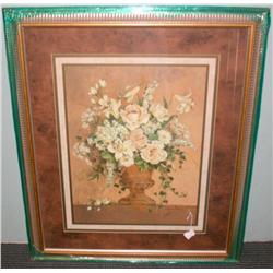 Framed Print of Flowers by Barbara Mock