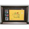 Image 1 : Framed Signed 2006 Masters Flag