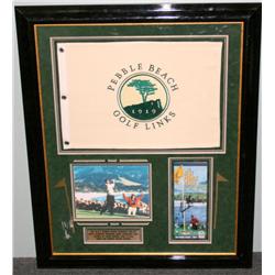 Framed Photo & Tiger Woods Autographed Program