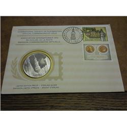 1977 Hungary FDC With Sterling Proof Medal
