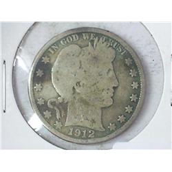 1912-D Barber Half Dollar