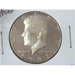 1981-S Kennedy Half Dollar (Gem Proof)