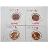 Image 2 : 4x Money (4) Proof Lincoln Cents