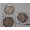 Image 2 : 3x Money Morgan Dollars UNC-AU