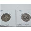 Image 1 : 2x Money Choice 1932 Washington Quarters