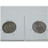 Image 2 : 2x Money Choice 1932 Washington Quarters