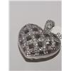 Image 1 : Sterling Silver CZ Heart
