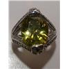 Image 1 : Yellow Stone Silver Ring