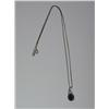 Image 1 : Sterling Chain w/ Onyx Pendant