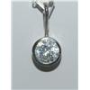 Image 2 : Silver Chain w/ 1 1/2 CT CZ