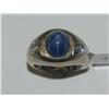 Image 1 : AAA Blue Star Sapphire & Diamond Heavy Ring