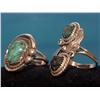Image 2 : 2 -Native American Sterling Silver Turquoise Rings