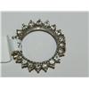Image 1 : Diamond Cluster Love Circle Hand Made Pendant