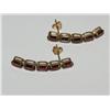 Image 1 : AAA Garnet Drop Down Hand Made Ladies Earrings