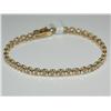 Image 1 : White Gemstones Bezel Set Hand Made Tennis Bracele
