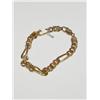 Image 1 : Vermeil 14kt Figaro Hand Made Bracelet
