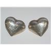 Image 1 : Heart Shade Silver Earrings