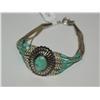 Image 1 : AAA Turquoise Navajo Design Hand Made Ladies Brace