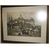 Image 2 : Framed Etching Of Old Building