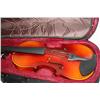 Image 2 : Wooden Violin in a Black Case